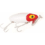 Arbogast Jitterbug Topwater Lure, 3in, 5/8 oz, Floating, White/Red Head, G650-01