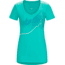 Arc'teryx Afterglo Short Sleeve V-Neck - Women's-Halcyon-Small