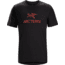 Arc'teryx Arc'word HW Short Sleeve T-Shirt - Men's-Black/Cardinal-Medium