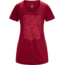 Arc'teryx Block Short Sleeve T-Shirt - Women's-Scarlet-X-Small