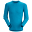 Arc'teryx Phase AR Crew Long Sleeve - Men's-Cyan Blue-Small