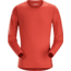 Arc'teryx Phase AR Crew Long Sleeve - Men's-Vermillion-Large