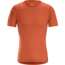 Arc'teryx Phase SL Crew Short Sleeve Baselayer - Men's-Vermillion-Small