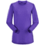 Arc'teryx Phase SL Crew Women's Long Sleeve, Mauveine, Large, 324555