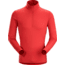Arc'teryx Phase SL Zip Neck LS - Men's-Vermillion-Small