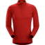 Arcteryx Phase SV Zip Neck Long Sleeve Shirt - Mens-Oxblood-Medium
