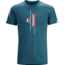 Arc'teryx Slabs Short Sleeve T-Shirt - Men's -Blue Smoke-Large