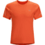 Accelerator Crew Short Sleeve Shirt - Mens-Blood Orange-Large