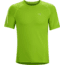 Arcteryx Accelerator Crew Short Sleeve Shirt - Mens-Vert Green-X-Large