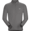 Accelerator Long Sleeve Zip Neck Shirt - Mens-Iron Anvil-Large