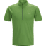 Accelerator Zip Neck Short Sleeve - Mens-Hylidae-Large