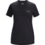 Arcteryx Bird Emblem Short Sleeve T-Shirt - Womens, Black Heather, Small, 412811