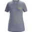 Arcteryx Bird Emblem Short Sleeve T-Shirt - Womens, Satellite Heather, Extra Small, 412807