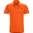 Captive Short Sleeve Polo - Mens-Rojo-Small