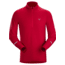 ArcTeryx Cormac Mens Zip Neck Long Sleeve, Red Beach, Small, 327174