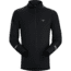 Arc'teryx Cormac Zip Neck Shirt with Long Sleeve - Men's, Black, Small, 327162