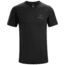 Arcteryx Emblem T-Shirt with Short Sleeve - Mens, Black, Large, 377113