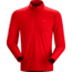 Arcteryx Ether Zip Neck Long Sleeve - Mens -Diablo Red-Large