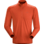 Ether Zip Neck Long Sleeve - Mens -Sumac-Large