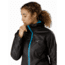 Arcteryx Norvan Sl Insulated Hoody - Womens, Black/Dark Firoza, Medium, 392101