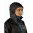 Arcteryx Norvan Sl Insulated Hoody - Womens, Black/Dark Firoza, Medium, 392101