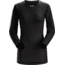 Arcteryx Phase AR Crew Long Sleeve - Womens-Black-Small