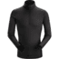 Arc'teryx Phase SL Zip Neck with Long Sleeve - Men's, Black, 2XL, 270994