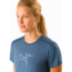 Arcteryx Phasic Evolution Crew Shirt with Short Sleeve - Womens, Nightshadow, Large, 376755