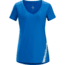 Arcteryx Regenerate Short Sleeve V-Neck - Womens, Macaw, Extra Small, 330176
