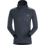 Arcteryx Rho Lt Hooded Zip Neck - Mens, Orion, Medium, 398416