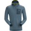 Arcteryx Rho LT Hooded Zip Neck Top - Mens, Neptune, Medium, 352136