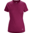 Arcteryx Taema V-Neck Short Sleeve - Womens, Dakini, Large, 416470