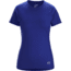 Arcteryx Taema V-Neck Short Sleeve - Womens, Hubble, Large, 416476