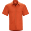 Transept Short Sleeve Shirt - Mens-Rojo-Large