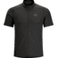 Velox Zip Neck Short Sleeve Shirt - Mens -Magnet-Large