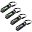 Armourlite Tritium Vials Key Ring Safety Markers, 4 Pack, Green/Blue/Orange, KeyRingGreenBlueOrange