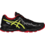 Asics Gel-Fuji Endurance Trail Running Shoe - Men's-Black/Yellow/Vermilion-Medium-9.5