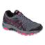 Asics Gel-FujiTrabuco 3 Trail Running Shoe - Womens-Titanium/Black/Magenta-Medium-6 US