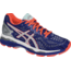 Asics Gel-Kayano 23 Lite-Show Road Running Shoe - Women's-Blue/Silver/Coral-Medium-7