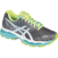 Gel-Nimbus 18 Road Running Shoe - Womens-Titanium/White/Turquoise-Medium-9