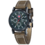 AVI-8 Hawker Hurricane Watch Japan Quartz Chronograph with Date, Green/Brown AV-4041-04
