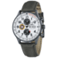 AVI-8 Hawker Hurricane Watch Quartz Japan Chronograph with Date, White/Grey AV-4011-0B