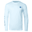 AVID Sportswear Mahi Hook Avidry Long Sleeve Shirt - Mens, Ice Blue, Large, MK12420IBLLG