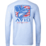 AVID Sportswear Marlin Pride Long Sleeve T-Shirt - Mens, Heather Sky, Large, MT32422HSKLG