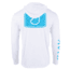 AVID Sportswear Youth Tradewinds Kinetic Avidry Long Sleeve Shirt - Boys, White, Extra Large, YK32309WHTXL