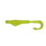 B-Fish-N AuthentX Moxie Curltail Swimbaits, 10, 4in, Chartreuse-Silver Flake/White Core, 4MR-104