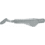 B-Fish-N AuthentX Pulse R Paddle Tail Swimbaits, 50, 3.25in, Fire Ice White, 325PR-149