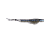 B-Fish-N AuthentX Ribb-Fin Swimbait, 4.25in, 8 pk Oystershell, 425RF-124