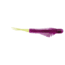 B-Fish-N AuthentX Ribb Fin Swimbaits, 50, 4.25in, Purple/Chart Tail, 425RF-105