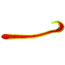 B-Fish-N AuthentX Ringworm Worm, 10, 4in, Chartreuse/Orange Core, RW-101